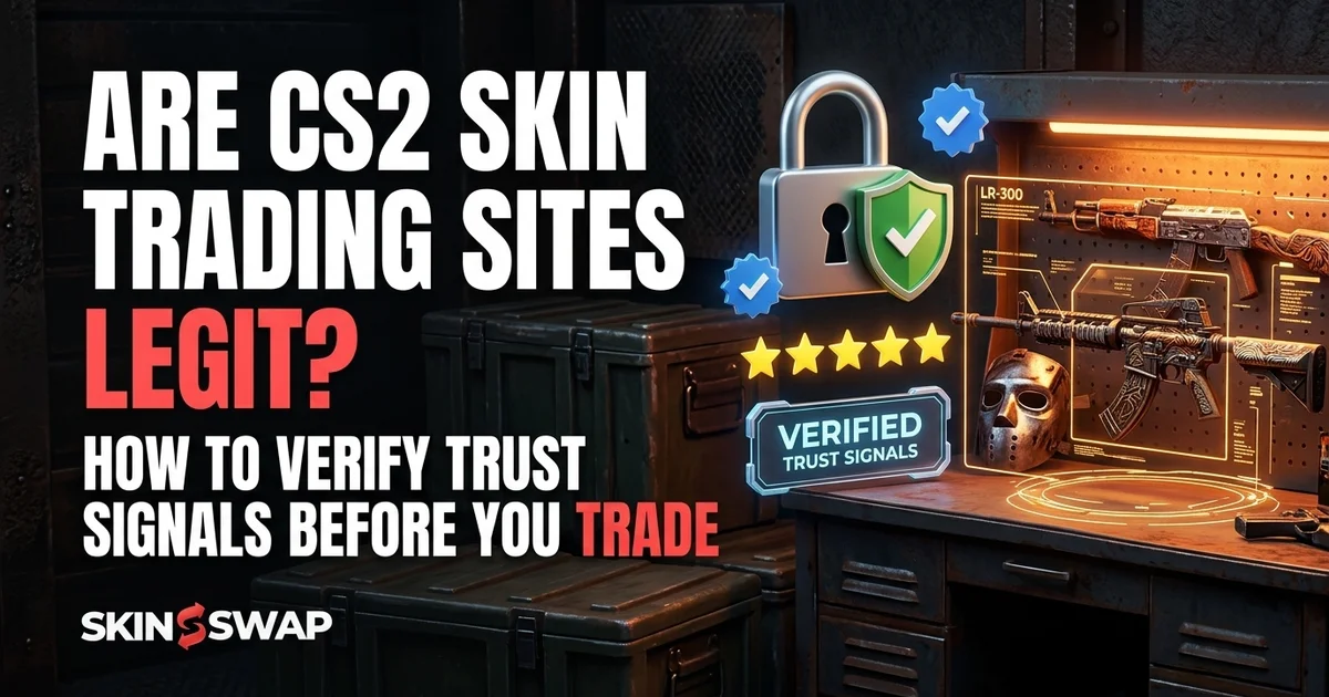 Are CS2 Skin Trading Sites Legit? How to Verify Trust Signals Before You Trade