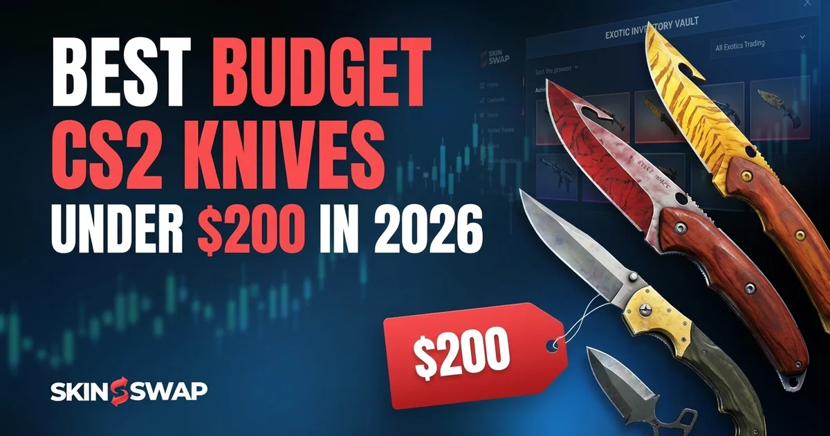 Best Budget CS2 Knives Under $200 in 2026