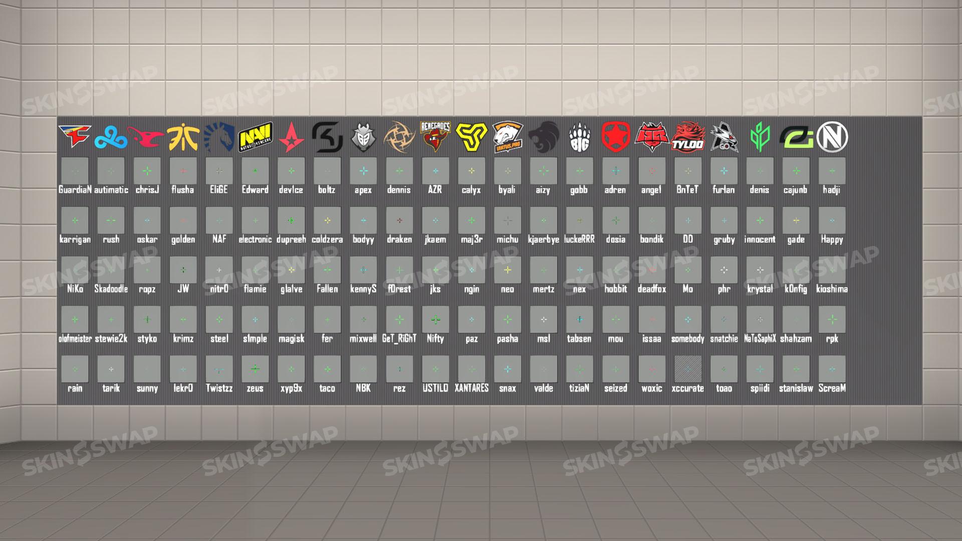 Crosshair Map