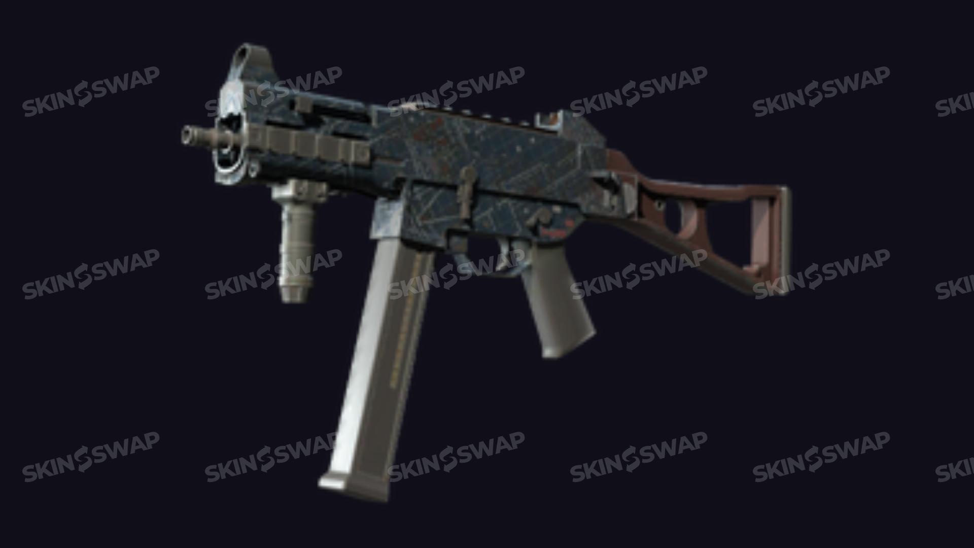 UMP-45 Facility Dark industrial metallic skin