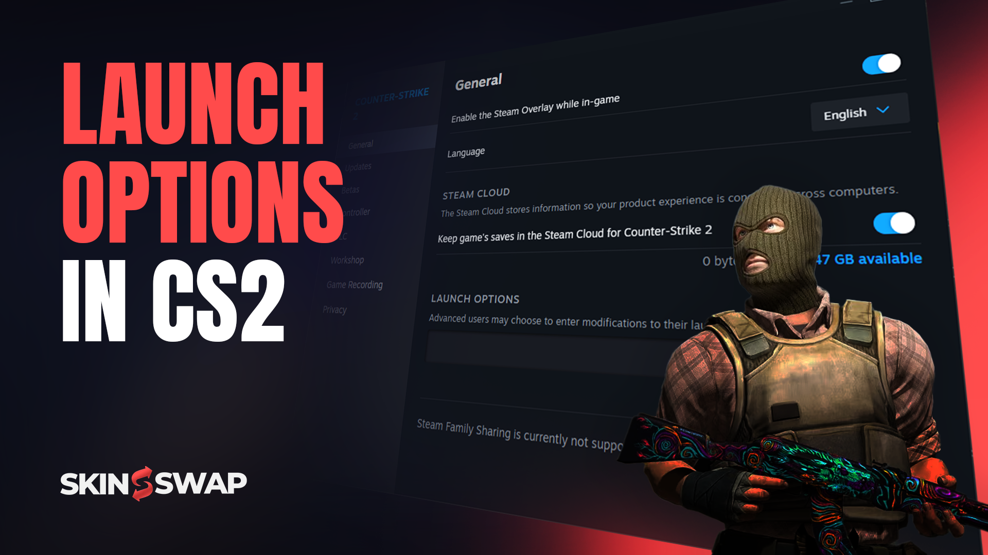 So setzt du Startoptionen in CSGO (CS2)