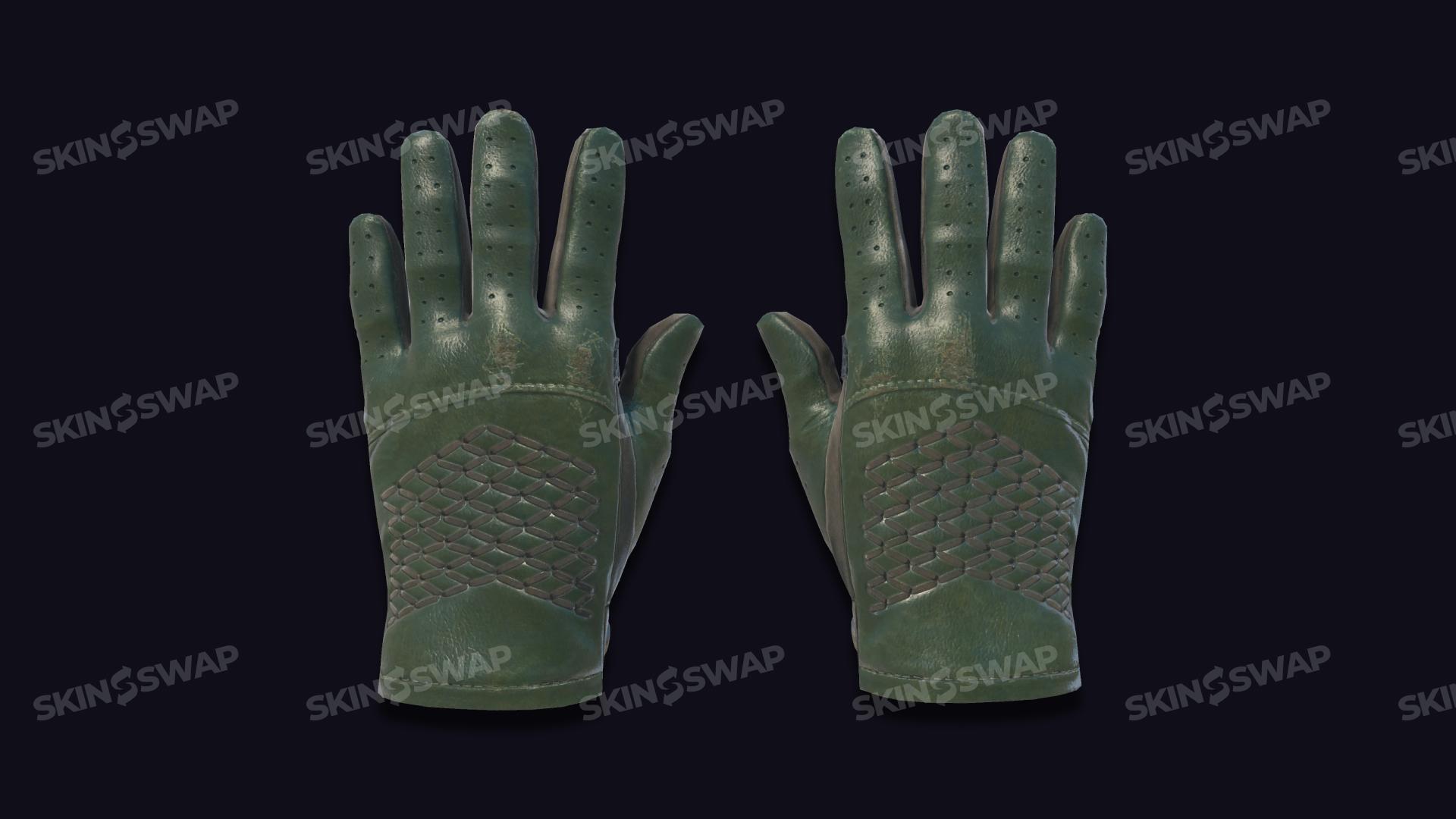 Driver Gloves Racing Green