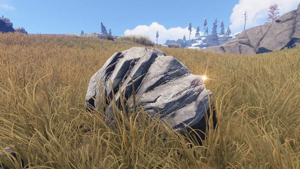 Rust-Crafting-Menü mit Hammer und Bauplänen